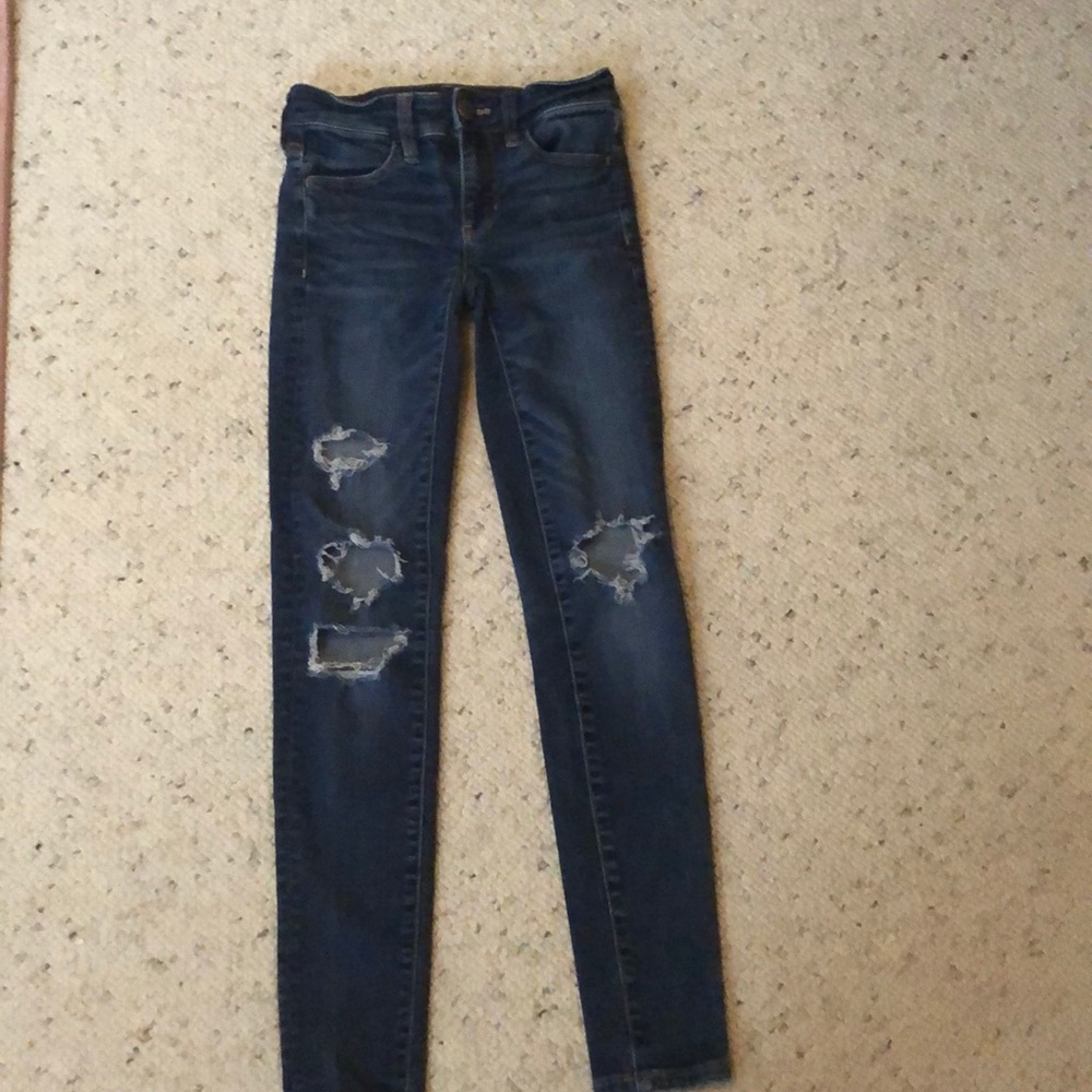 American Eagle ripped jeans